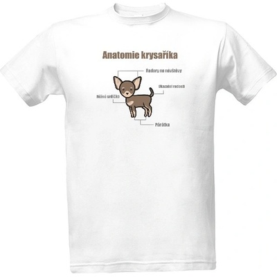 Anaromie krysaříka pánské bílá