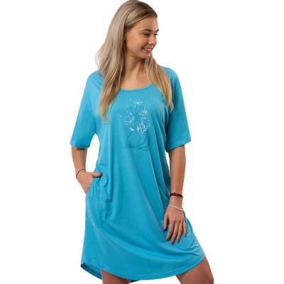 noční košile 1C4175 modrá