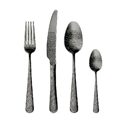 Прибори за хранене PAVO- 24 части - черен мат (Herdmar 251-3024-0517-200-0001)