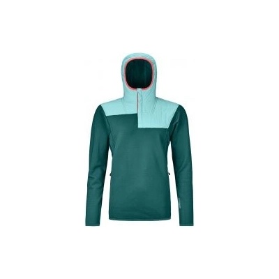 Ortovox W's Fleece Plus Anorak Pacific Green
