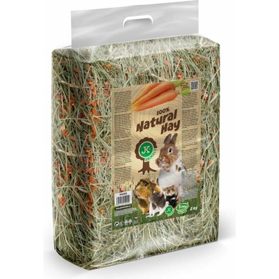 JK Animals Prírodné seno s mrkvou 2 kg