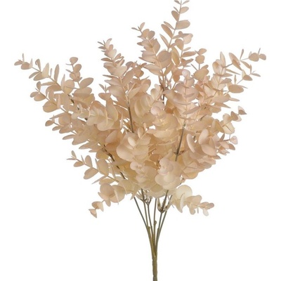 Umělý eukalyptus 44 cm - světle béžová