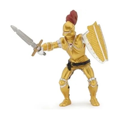 Papo - Фигурка за колекциониране и игра - Рицар в златна броня (39778)