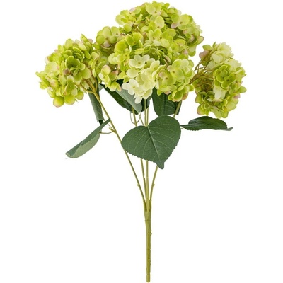 Bloomingville Hydrangea umělá květina zelená