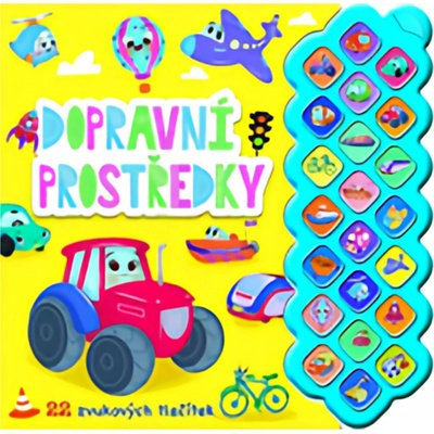 Dopravní prostředky - 22 zvukových tlačítek - Claire Mowat