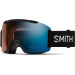 SMITH Ски маска Smith Squad2 1CP Photochromic Mirror S1-3 Ski goggles - Black / Blue Mirror (417-5854-0111)