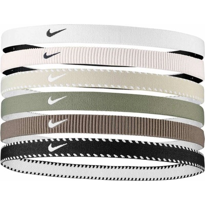 Nike Flex Classic headbands 6PK white/black/white