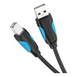 Vention Printer Cable USB 2.0 A do USB-B Vention VAS-A16-B500 5m Black