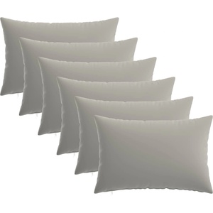 vidaXL Калъфка за възглавница 6 pcs HEERLEN Сиво 50 x 70 cm Полиестер (911398)