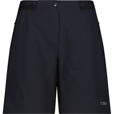 CMP Дамски шорти за колоездене CMP Women's Free Bike Stretch Bermuda + Mesh Underwear Cycling bottoms - Antracite - размер 46 (EU) (155-1998-0117)