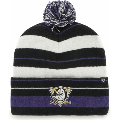 47 Brand Pánská Anaheim Ducks NHL Power Line 47 CUFF KNIT Black