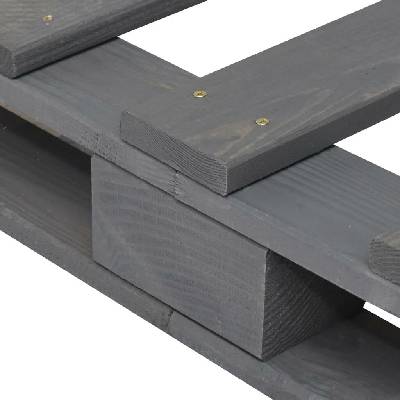 Nábytek XL 285251 Rám postele z palet šedý masivní borovice