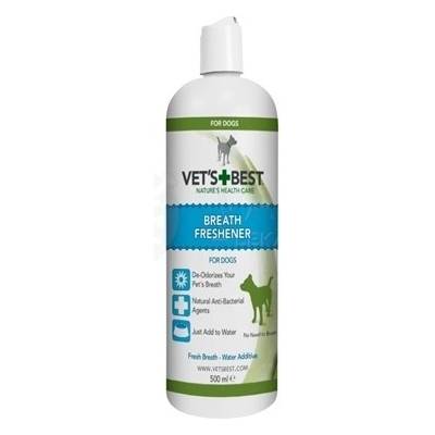 Vet´s Best Breath Freshener osviežovač dychu pre psy, prísada do vody, 1x500 ml