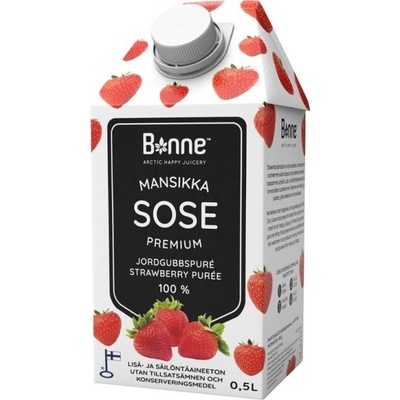 Bonne Ovocné pyré 100% Jahody 0,5 l
