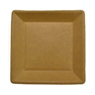 Еко чинии картонени 180 мм. /180 мм. КРАФТ 50 бр (p-40116)