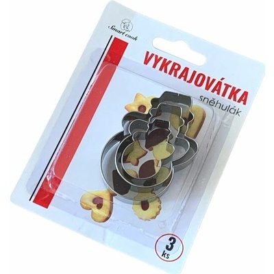 Sada dierovačov snehuliakov - 3 ks - Smart Cook