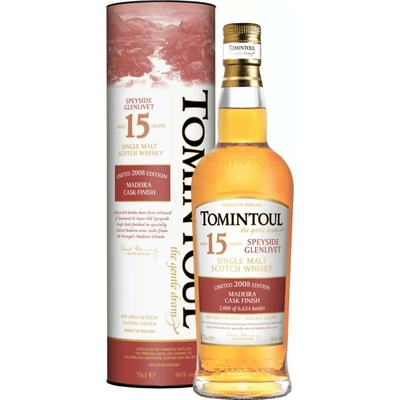 Tomintoul 2008 15y Madeira Cask Finish 46% 0,7 l (tuba)