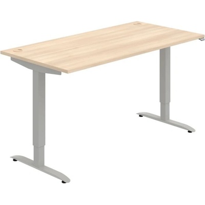 OFFICE PRO s.r.o. HOBIS výškovo nastaviteľný stôl MOTION MS 2 1600, stand.ovládanie, agát