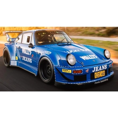 GT SPIRIT 1: 18 porsche rwb osho arrow blue - gt spirit - gt448