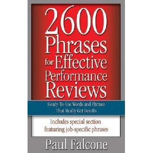 2600 Phrases for Effective Performance Reviews | Paul Falcone (ISBN: 9780814472828)