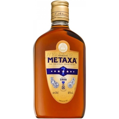 Metaxa 7* 40% 0,5 l PET (holá lahev)
