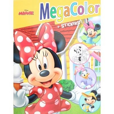 Omaľovánka Minnie Mouse Disney 128 strán XL nálepky