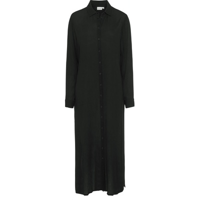 LASCANA Рокля тип риза черно, размер 42