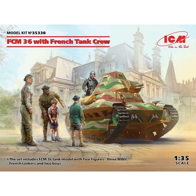 ICM FCM 36 w/ French Tank Crew 1:35