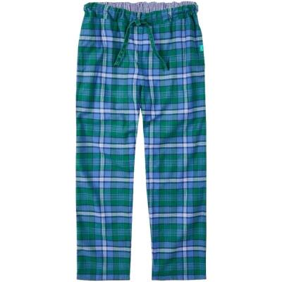 Loungers Дамски панталони Loungers Ladies Organic Brushed Cotton Lounge Trousers - Green Sea