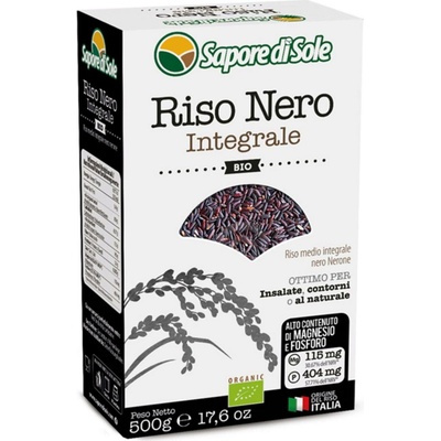 Sapore di Sole Bio černá celozrnná rýže 0,5 kg