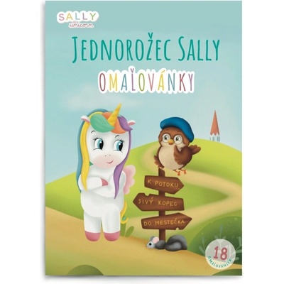 Jednorožec Sally Omaľovánky