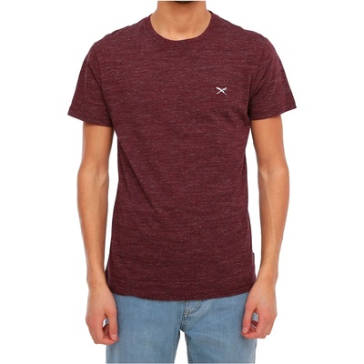 Iriedaily Мъжка тениска Iriedaily Chamisso Tee T-shirt - Maroon Melange (216-2488-0311)