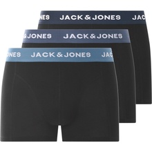 Jack & Jones pánské boxerky 3 ks černá