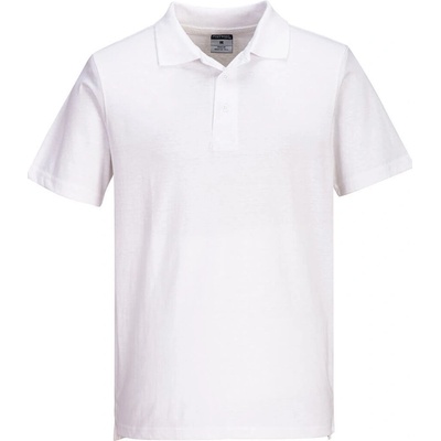 Portwest L210 Ľahké Jersey polo tričko biele