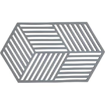 Zone Denmark Подложка за горещи съдове Hexagon 24 см тъмносива (31611)