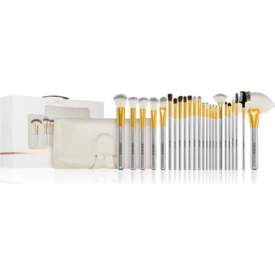 Zoë Ayla Makeup Brush Set štetec na korektor kefka na mihalnice a obočie štetec na mihalnice štetec na očné tiene štetec na make-up štetec na rozjasňovač štetec na kontúrovanie 24 ks