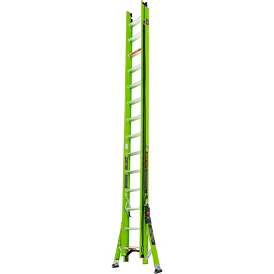 Little Giant Ladder Телескопична стълба от фибростъкло Little Giant SUMOSTANCE 28', 2x14 стъпала и стабилизатори (17228EN)