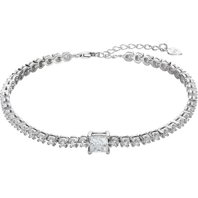 Evolution Group Stříbrný náramek CHLOE 13M00003 moissanite