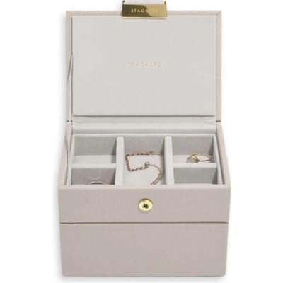 Stackers mikro krabička na šperky Micro Jewellery Box Taupe šedobéžová 76150