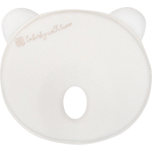KikkaBoo Мемори ергономична възглавница Bear Airknit White