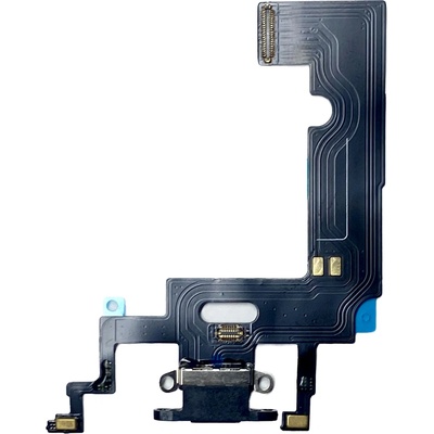 Apple iPhone XR - Nabíjecí konektor + Mikrofon + Flex kabel (Černý / Black)