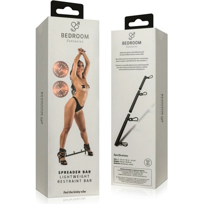 Bedroom Fantasies Adjustable Spreader Bar Black