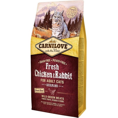 Carnilove Fresh Chicken & Rabbit for Adult Cats 6 kg – Zboží Dáma