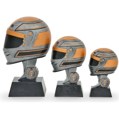 Trofej se symbolem motorismu luxusní výška 18 cm vícebarevná