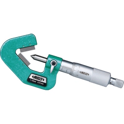 INSIZE Třmenový mikrometr s prizmatickým dotekem typ 3290 1-15mm