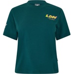 New Balance Фланелка с къс ръкав New Balance Women's Short Sleeve Performance Running Top - Medusa Green