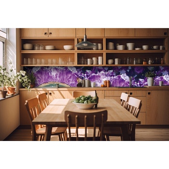 DIMEX ART s. r. o Фототапет за кухня - аметист 420 x 60 см
