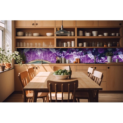 DIMEX ART Фототапет за кухня - аметист 420 x 60 см