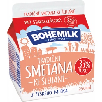 Moravia Smetana ke šlehání 33% 250 ml