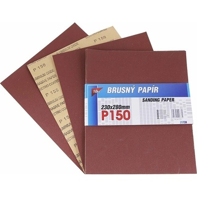 LEVIOR papier brúsny 230x280mm P150 10ks